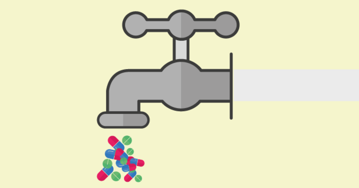 Can iron catalysts reduce drugs in water?